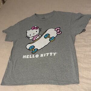 Hello Kitty Skateboard Tee- Large